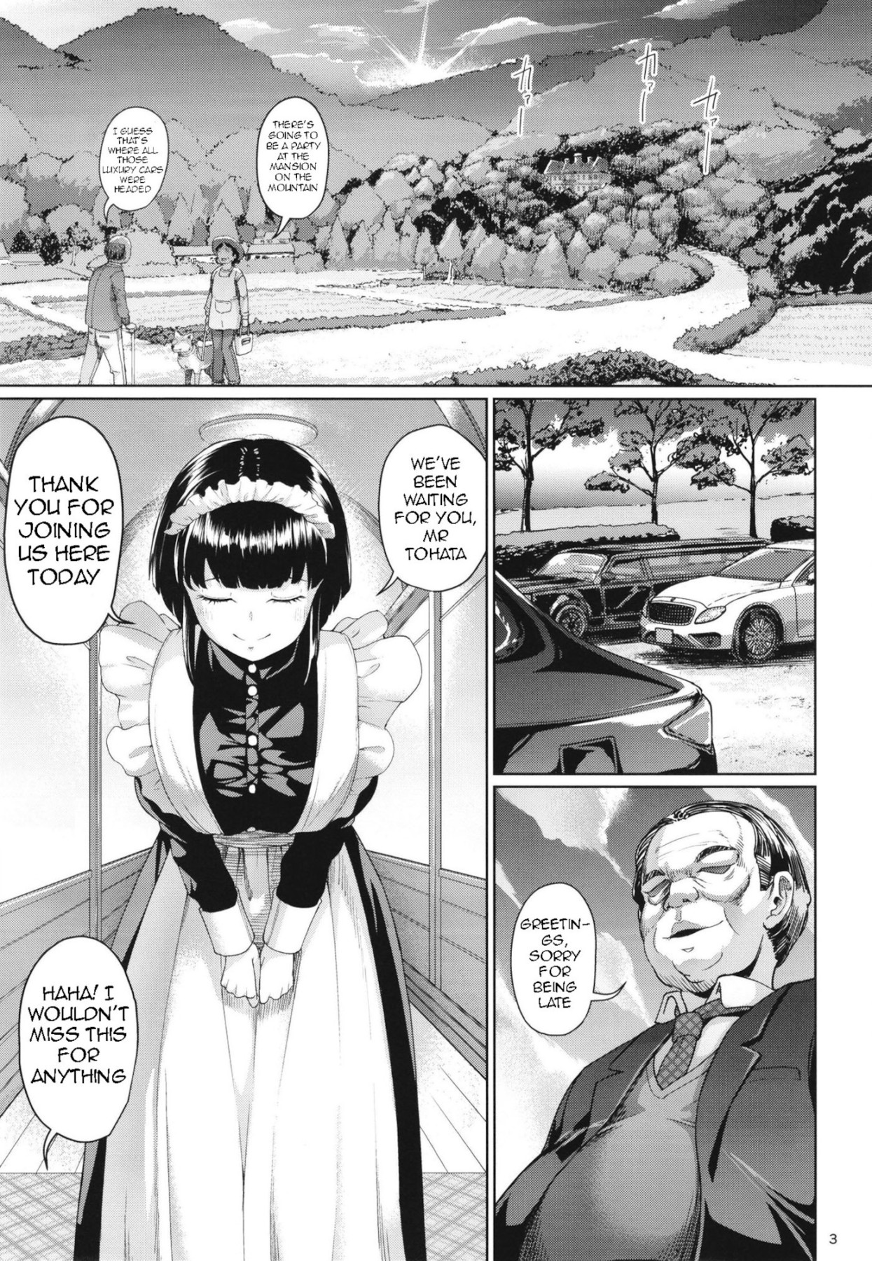 Hentai Manga Comic-A Day At The Mansion 3-Read-2